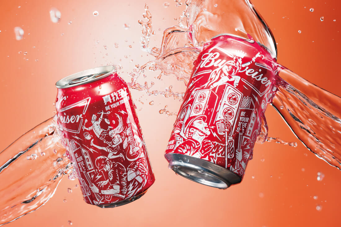 Budweiser 百威啤酒 產品包裝設計 Budweiser 百威啤酒 產品包裝設計