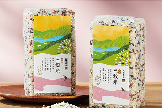 民豐 有機三穀米 產品包裝設計