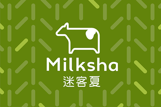 Milksha bubble tea chain store rebranding